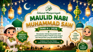 20 Ucapan Selamat Memperingati Maulid Nabi Muhammad SAW 1448 H, Referensi Caption Media Sosial