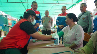Pertamina Buka Posko Kesehatan Gratis untuk Pengungsi di Reo