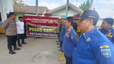 Genjot Pencegahan, Polres OKU Timur Gandeng Pemda Bentuk Posko Karhutla