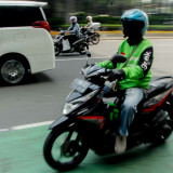 Tolak Penyalahgunaan Atribut Grab, Komunitas Ojol Bekasi Datangi Polres Metro Bekasi