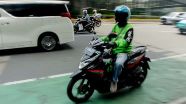 Tolak Penyalahgunaan Atribut Grab, Komunitas Ojol Bekasi Datangi Polres Metro Bekasi