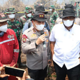 Cek Lokasi Karhutla, Polda Riau Paparkan Program Green Policing