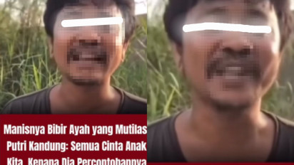 Miris! Ayah Kandung Bersandiwara Kehilangan Anak tapi Ternyata Pelaku Pembunuhan, Videonya Viral di Medsos