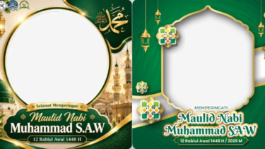 10 Link Twibbon Maulid Nabi Muhammad SAW 1448 H 2026 Terbaru, Gratis Download dan Pasang Foto