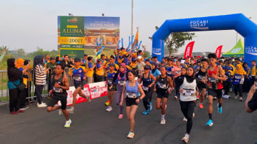 Airlangga Kahuripan Run Fest 5K 2026 di Sidoarjo, Diikuti Ribuan Peserta dan Libatkan 60 UMKM