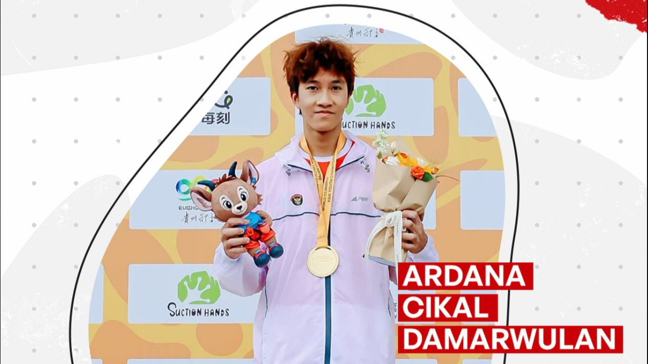 Ardana Cikal Damarwulan Raih Medali Emas di Asia Youth Championship Guiyang 2026, PP FPTI: Kemampuan Atlet Boulder Meningkat
            - galeri foto