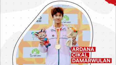 Ardana Cikal Damarwulan Raih Medali Emas di Asia Youth Championship Guiyang 2026, PP FPTI: Kemampuan Atlet Boulder Meningkat