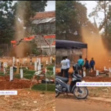 Warga Jagakarsa Geger, Angin Puting Beliung Kelilingi Area Pemakaman Kampung Kandang