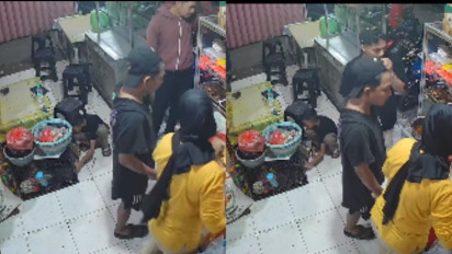 Terekam CCTV! Penjual Nasi Uduk Alami Pelecehan Seksual dari Pembeli, Suami yang Fokus Masak Akui Tak Sadar