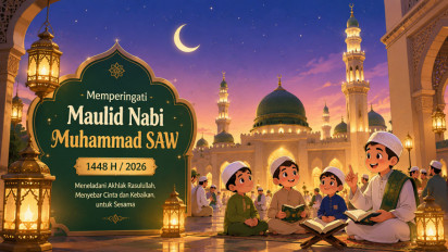 7 Ucapan Selamat Maulid Nabi Muhammad SAW 1448 H 2026 untuk Caption Instagram, WhatsApp hingga Facebook