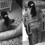 Terekam CCTV! Baby Sitter Cubit Bayi Berusia 6 Bulan Gara-gara Tak Mau Tidur, Berujung Dipecat