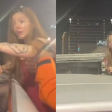 Heboh! Wanita Berambut Pirang Mengamuk di Jalan setelah Menabrak, Videonya Viral di Media Sosial