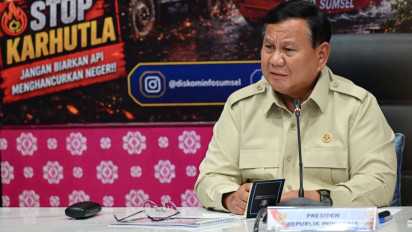 Prabowo Kerahkan 1.000 Perwira TNI-Polri Tangani Karhutla Sumsel: Ini Bencana yang Sangat Berbahaya