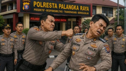 Duel Sesama Perwira Polisi di Palangka Raya, Kanit Reskrim Dicopot Usai Kasat Lantas Masuk RS
