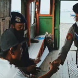 Polairud Banjarmasin Sebar Maklumat Kapolda Larang Pembakaran Lahan