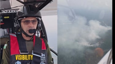 Chanee Kalaweit Kembali Bagikan Penampakan Karhutla di Kalimantan dari Langit, Asap Terlihat Membumbung