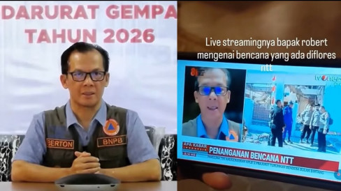 Profil Berton SP Panjaitan, Pejabat BNPB yang Viral Usai Wawancara Penanganan Gempa NTT dari Kafe