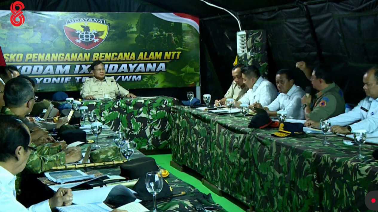 BNPB Lapor ke Prabowo, Selama 12 Hari Tercatat 7.259 Gempa di NTT
            - galeri foto