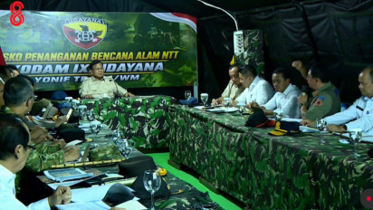 BNPB Lapor ke Prabowo, Selama 12 Hari Tercatat 7.259 Gempa di NTT
