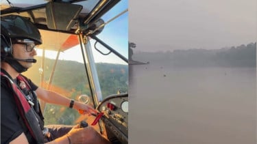 Penampakan Karhutla di Kalimantan Tengah Dibagikan Chanee Kalaweit