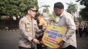 Sinergi Kemanusiaan, Komunitas Polisi Baik Polres Bogor Bersama Mahasiswa NTT Salurkan Bantuan Rp100 Juta ke Manggarai Timur