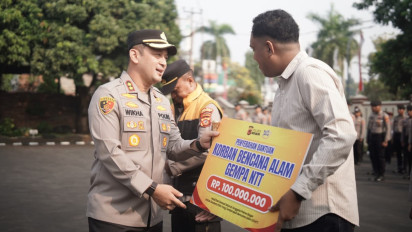 Sinergi Kemanusiaan, Komunitas Polisi Baik Polres Bogor Bersama Mahasiswa NTT Salurkan Bantuan Rp100 Juta ke Manggarai Timur