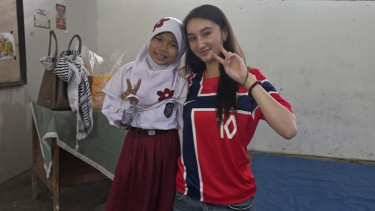 Siapa Ayu Zhafira? Finalis Miss Norwegia Cantik Keturunan Indonesia yang Viral Ajarkan Siswa SD Lafalkan 'Erling Haaland'