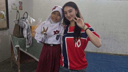 Siapa Ayu Zhafira? Finalis Miss Norwegia Cantik Keturunan Indonesia yang Viral Ajarkan Siswa SD Lafalkan 'Erling Haaland'