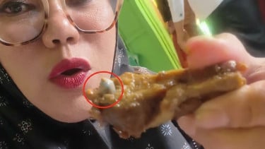 Viral! Guru di Lampung Marah Bukan Main, Benda Diduga Mirip Peluru Senapan Ditemukan dalam Daging Menu MBG