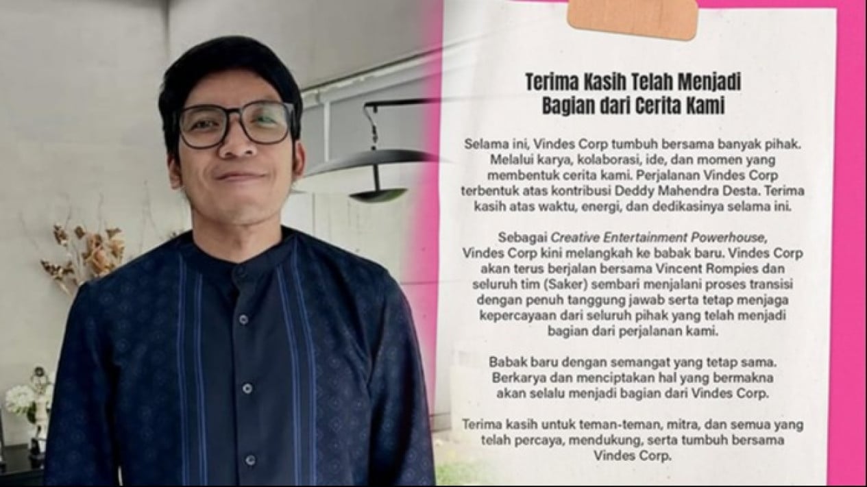 Desta Umumkan Keluar dari Vindes Corp: Saya Izin Pamit
            - galeri foto