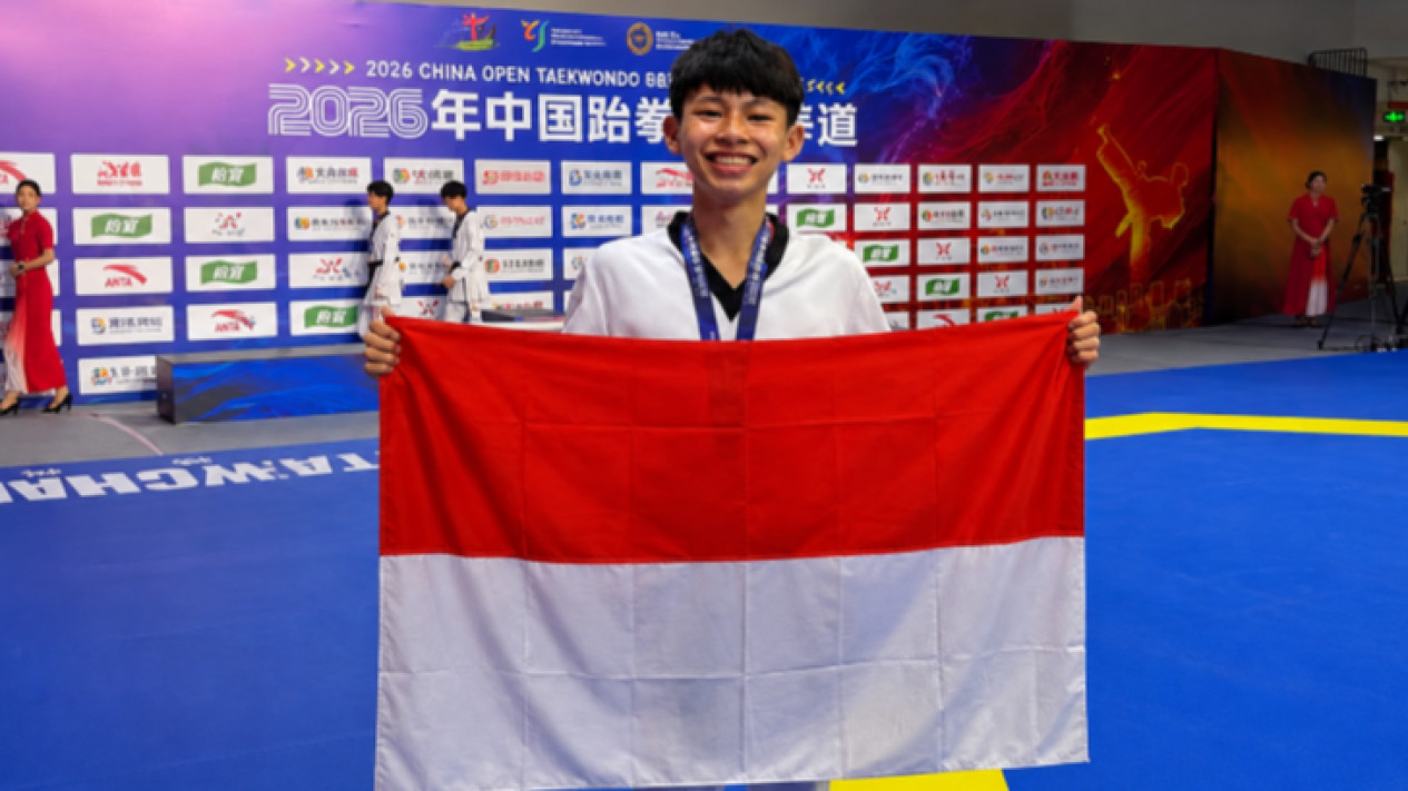 Bangga! Atlet Taekwondo Indonesia Raih Medali Perak di China Open 2026, Ketum PBTI Beri Apresiasi
            - galeri foto