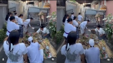 Pemilik Rumah di Bali Gelar Upacara Caru Eka Sata Usai Pekarangannya Dibuat Aksi Mesum oleh Sepasang WNA