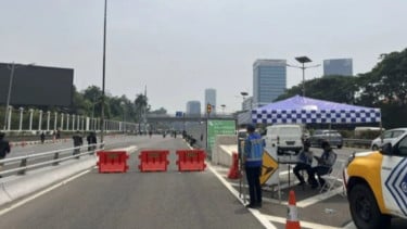 Demo 27 Agustus 2026 di DPR, Akses Keluar Slipi Ruas Tol Dalam Kota Arah Grogol Ditutup Sementara