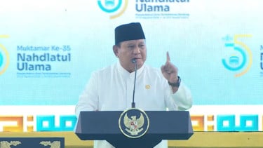 Prabowo Serukan “Jas Hijau” di Muktamar NU: Jangan Sekali-kali Melupakan Jasa Ulama