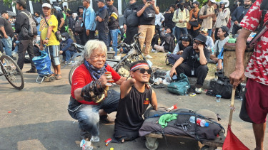 Sisi Lain Aksi Unjuk Rasa di DPR RI, Desak Pengesahan RUU Perampasan
