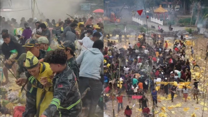 Viral! Sembahyang Rebut di Singkawang Ricuh, Warga Serbu Persembahan Sebelum Ritual Selesai