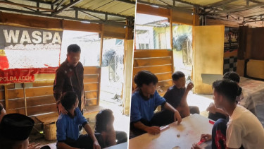 Viral Bupati Aceh Tengah Tegur Sejumlah Siswa Merokok dan Main Domino, Reaksi Pemuda Baju Putih Bikin Publik Emosi