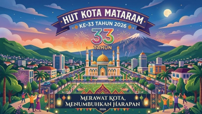 10 Ucapan Selamat HUT Kota Mataram ke-33 Tahun 2026, Cocok Jadi Caption Media Sosial