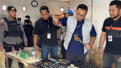 Polrestabes Medan Bongkar Lapak Narkoba 24 Jam di Deli Serdang, Amankan 40 Paket Sabu