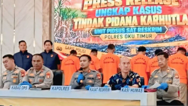 Polres OKU Timur Ringkus 6 Tersangka Karhutla