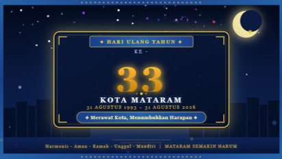 5 Link Twibbon HUT Kota Mataram ke-33 Tahun 2026, Semarakkan di Media Sosial
