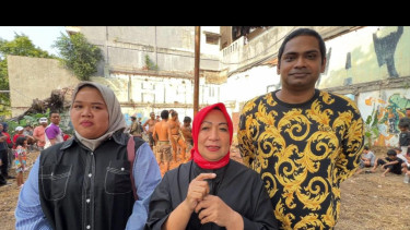 Semarak Panjat Pinang di Cempaka Putih, Perkuat Semangat Kemerdekaan