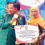 Jatim Dinobatkan Provinsi Terbaik I Pengolahan Sampah dan Lingkungan Asri