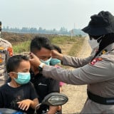 Cegah Karhutla, Polda Sumsel dan Mahasiswa STIK Edukasi 2.415 Warga