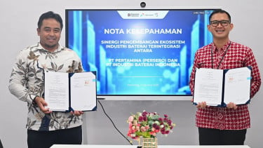 Perluas Peluang Bisnis Rendah Karbon, Pertamina Teken Sinergi Pengembangan Ekosistem Baterai dengan PT IBC