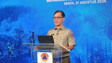 Pasokan Air Menipis, BNPB Tabur 5,6 Ton Garam untuk Pancing Hujan di Titik Karhutla