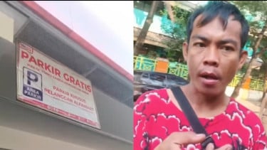 Tertulis Parkir Gratis, Pengunjung Minimarket Diancam Jukir Gegara Enggan Bayar: Gue Tonjok