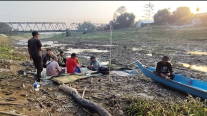 Sungai Silugonggo Menyusut, Ribuan Hektare Sawah di Pati Terancam Puso