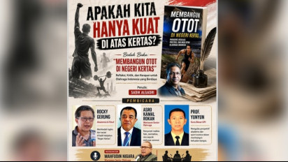 Rocky Gerung hingga Akademisi Bedah Buku 'Membangun Otot di Negeri Kertas', Bongkar Persoalan Olahraga Indonesia