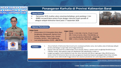 Karhutla Kalimantan dan Sumatera Butuh Penanganan Cepat, BNPB dan BMKG Koordinasi Optimalkan Potensi Hujan Lewat OMC